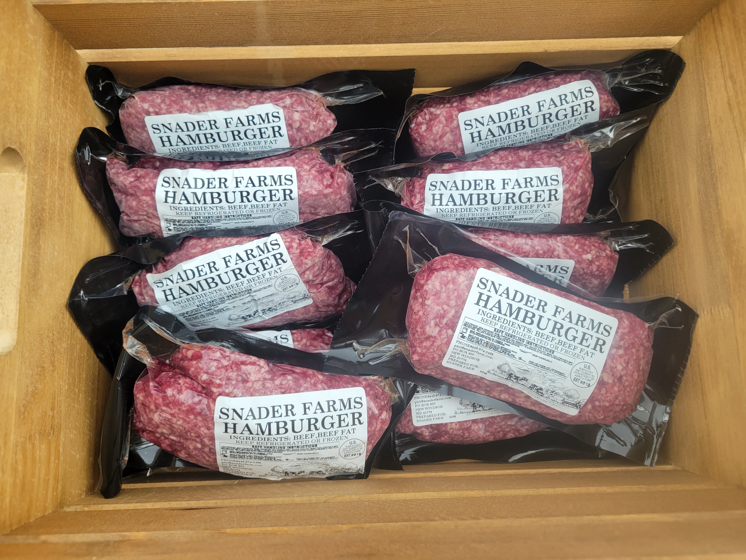 Ground Beef Bundle Snader Farms Beef